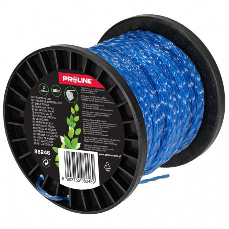 Żyłka tnąca skręcony kwadrat 3.0mm x 56m (szpula), proline