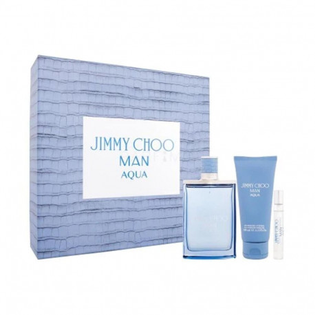 Jimmy Choo tualettvee komplekt Man Aqua 100ml + dušigeel 100ml + 7,5ml