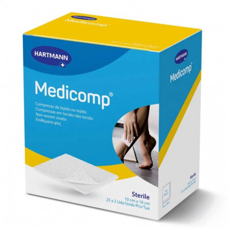 Medicomp steriilsed kompressid 10x10cm 2tk