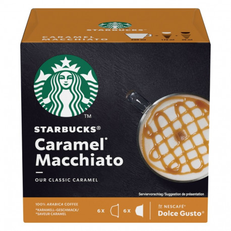 Kohvikapslid STARBUCKS NESCAFE Dolce Gusto Caramel Macchiato