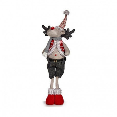 Jõulu põhjapõder Krist+ FG09-PX21383A Punane Hall 13 x 65 x 18 cm