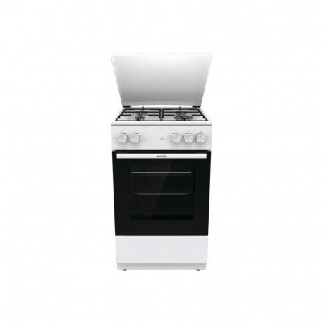 Gorenje Cooker | GG5A14WJ | Hob type Gas | Oven type Gas | White | Width 50 cm | Depth 59.4 cm | 70 