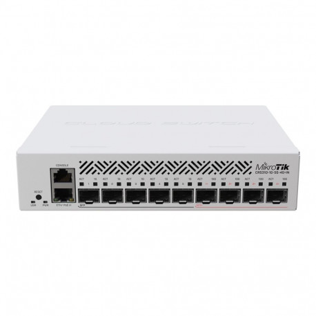 MikroTik | Cloud Router Switch | CRS310-1G-5S-4S+IN | Managed L3 | Rackmountable | Mesh Support No |