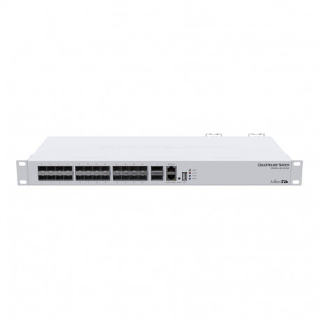 MikroTik Cloud Router Switch 326-24S+2Q+RM koos RouterOS L5, 1U rackmount korpus