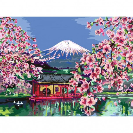 Ravensburger CreArt - Japanese Cherry Blossom, painting