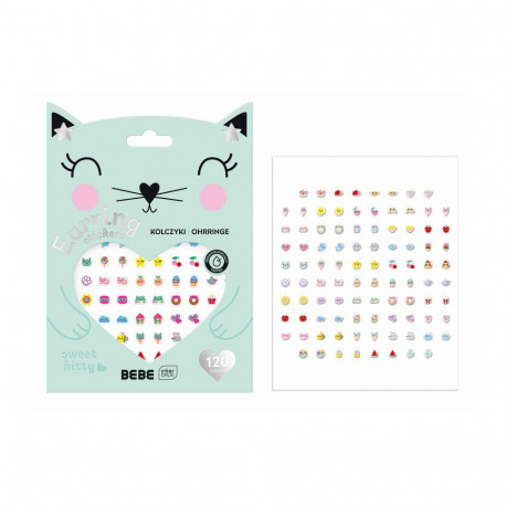 Kleebis Earning kõrvaehted 96tk BEBE Friends Interdruk