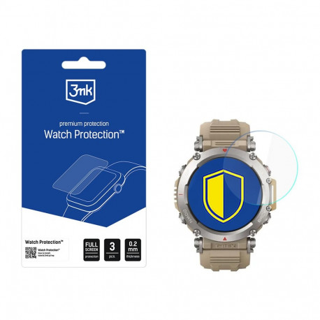 Hybrid glass for the display of the 3mk smartwatch Watch Protection FlexibleGlass for Amazfit T-Rex 