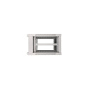 Extralink Rackmount cabinet 6U 600x600 Gray wall mounted