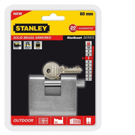 Tabalukk, konteinerlukk Stanley S742-022 60mm tugevdatud