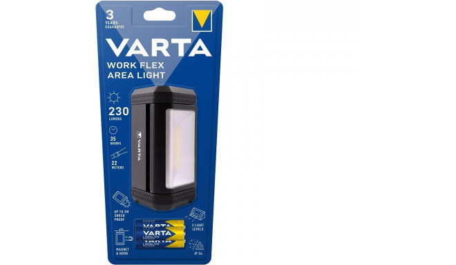 Töölamp / matkalamp magnetiga Varta 17648 Work Flex COB LED