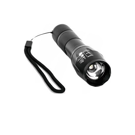 Taskulamp Entac 5W 500lm zoom ALU rattakinnitusega