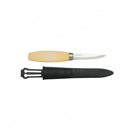 Morakniv puidunuga 106 – 82 mm lamineeritud süsinikteras tera, kasest käepide, naturaalne
