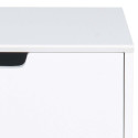 Bedside table MITRA white