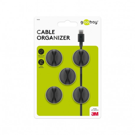 Goobay Cable Management 1 Slot, Black black