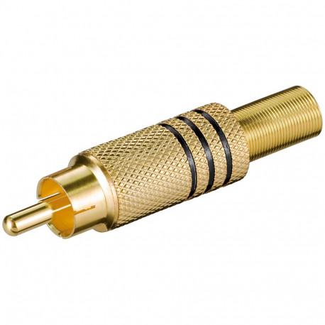 Goobay RCA must pistik (10 tk)