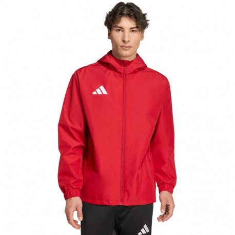 Adidas meeste jope Entrada 26 All Weather JZ9100 S, punane