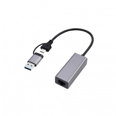 Gembird A-USB3AC-LAN2G-01 USB 2.5G Gigabit network adapter, space grey