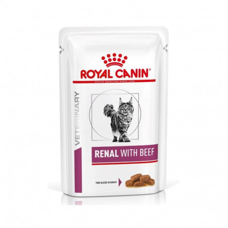 ROYAL CANIN Vet Renal Feline with Beef Wet cat food Chunks in sauce Chicken, Pork, Beef 12x85 g