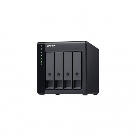 QNAP TL-D400S storage drive enclosure HDD/SSD enclosure Black, Grey 2.5/3.5"