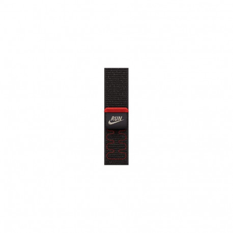Apple Nike Sport Loop Band Black Nylon, Recycled polyester, Spandex