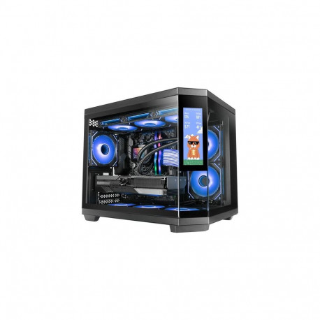 Mars Gaming MC3TCORELCDM computer case Mini Tower Black