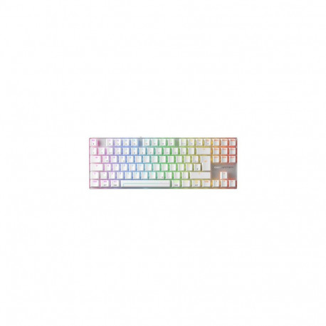 CHERRY MX 8.2 Pro TMR Wireless keyboard Gaming USB + RF Wireless + Bluetooth QWERTZ German Silver, W