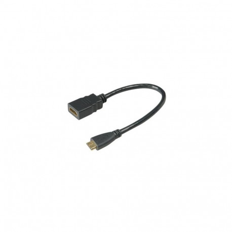 Akasa HDMI/Mini HDMI, 0.25 m HDMI cable HDMI Type A (Standard) HDMI Type C (Mini) Black