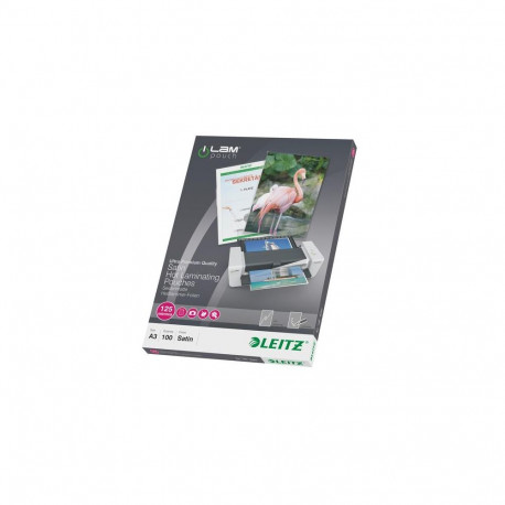 Leitz iLAM Matt A3 Laminating Pouches, 125 microns, Pack of 100
