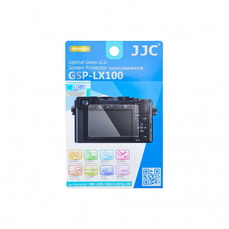 JJC GSP LX100 screenprotector van optisch glas
