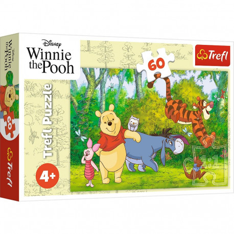 TREFL DISNEY WINNIE THE POOH puzzle 60 pcs