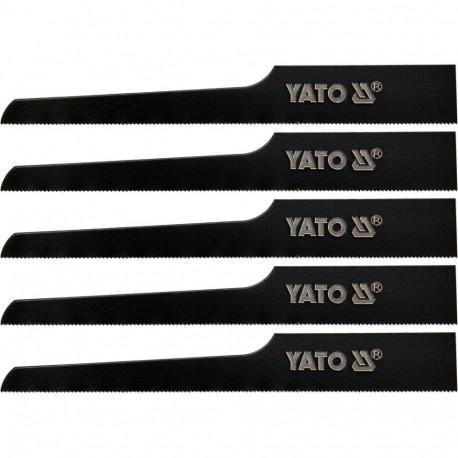 Yato Terad Õhukeha Saagile YT-09959, 5tk, HSS, 32 TPI, metallile, plastikule, puidule