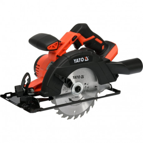 Yato YT-82811 Akuto ketassae, 18V, 165mm, 3800 min⁻¹, 54/40mm, 24 hammast, Li-Ion, ilma akuta