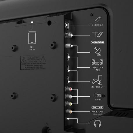 TV Set|THOMSON|43 "|4K Ultra HD|1920 x 1080 pixels|Flat|16:9|LED|43FD2S13