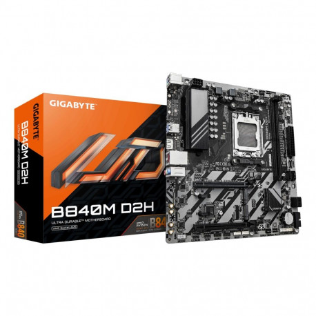 Mainboard|GIGABYTE|AMD B840|Socket AM5|micro ATX|RAM DDR5-SDRAM|2xSlots|2xNumber of M.2 (M) slots|B8