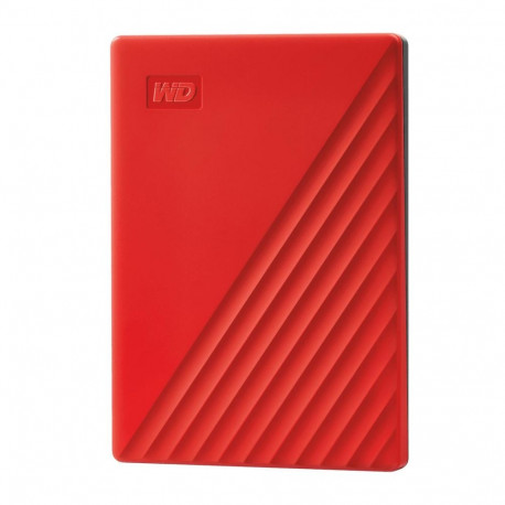 Western Digital väline kõvaketas My Passport 4TB USB 3.2, punane (WDBPKJ0040BRD-WESN)