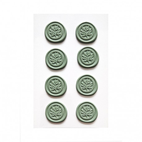 Kirjapitsatid - rohelised lehed, 8tk