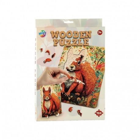 Moxy puidust pusle Orav 128 tk