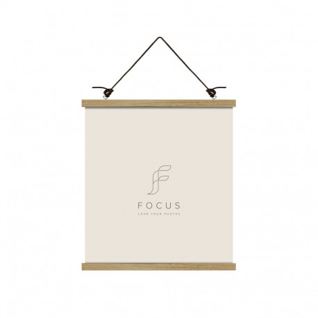 Focus Poster Hanger Magnetic Oak 51cm