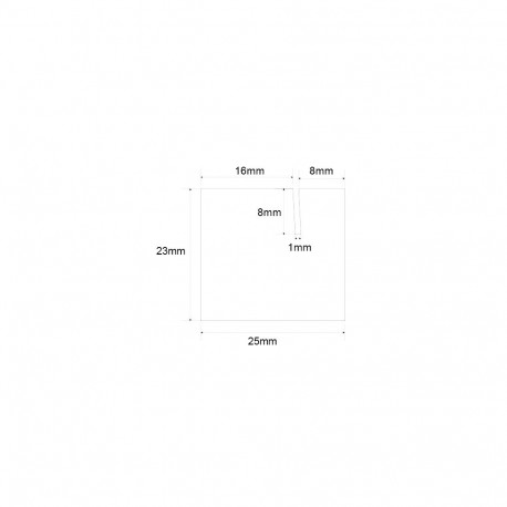 Focus Photo Block Oak Medium 11cm