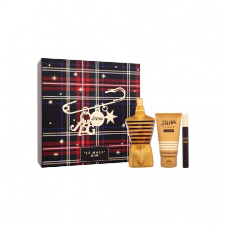 Jean Paul Gaultier Le Male Elixir (125ml) (Parfum 125 ml + Shower Gel 75 ml + Parfum 10 ml)