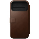 Nomad Modern Leather Folio iPhone 17 Pro Max pruun