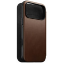 Nomad Modern Leather Folio iPhone 17 Pro Max pruun