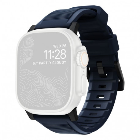 Nomad Rugged rihm Atlantic Blue ühendus must 42/44/45/49mm