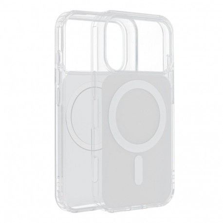 Case for Samsung S26 PLUS Clear Fusion Mag Cover compatible with MagSafe white