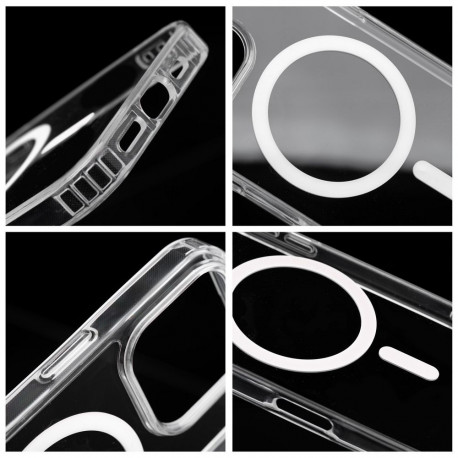Case for Samsung S26 PLUS Drop Glue Colorful Ring Mag Cover compatible with MagSafe white