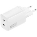 Charger PDPlug 45W 2xUSB-C white