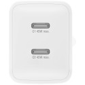 Charger PDPlug 45W 2xUSB-C white