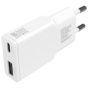 Charger PDPlug 20W GaN USB-C + USB-A + USB-C c