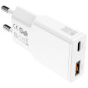 Charger PDPlug 20W GaN USB-C + USB-A + USB-C c