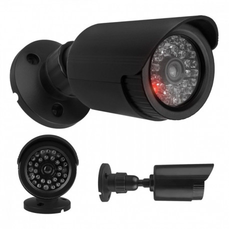 Dummy tube camrea, IR LEDs, black IR1800 B